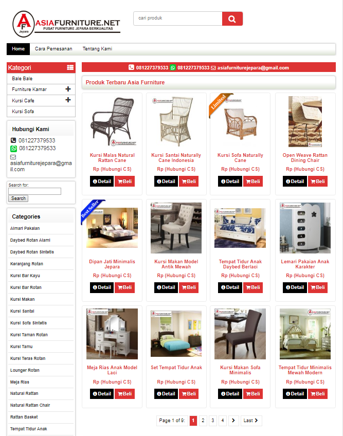 Jasa Pembuatan Website AsiaFurniture Jepara  Jasa Pembuatan Website Furniture Jepara Jasa Pembuatan Website AsiaFurniture Jepara